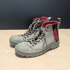 Skechers Roadies Miss Military High Top Sneakers Army Green Olive Womens 8.5